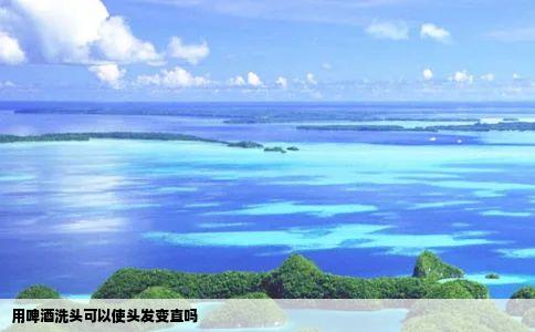 用啤酒洗头可以使头发变直吗