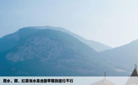 用水、醋、红茶泡水来去除甲醛到底行不行