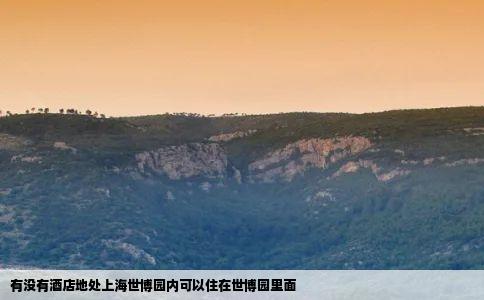 有没有酒店地处上海世博园内可以住在世博园里面