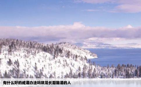 有什么好的戒酒办法吗就是长期酗酒的人