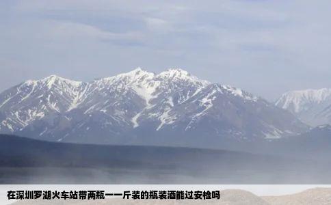 在深圳罗湖火车站带两瓶一一斤装的瓶装酒能过安检吗