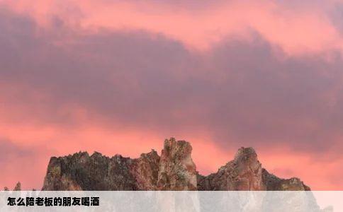 怎么陪老板的朋友喝酒