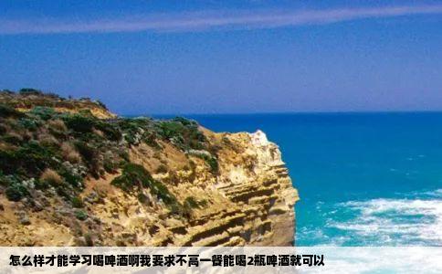 怎么样才能学习喝啤酒啊我要求不高一餐能喝2瓶啤酒就可以
