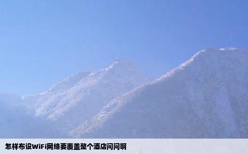 怎样布设WiFi网络要覆盖整个酒店问问啊