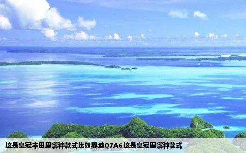 这是皇冠丰田里哪种款式比如奥迪Q7A6这是皇冠里哪种款式