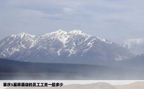 重庆5星级酒店的员工工资一般多少