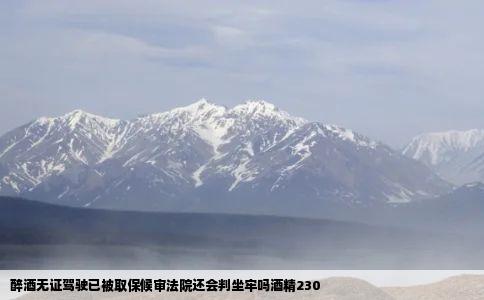 醉酒无证驾驶已被取保候审法院还会判坐牢吗酒精230