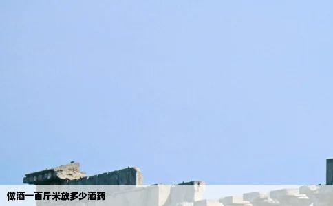 做酒一百斤米放多少酒药