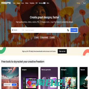 Freepik | Create great designs, faster