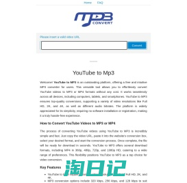 YouTube to MP3 Converter