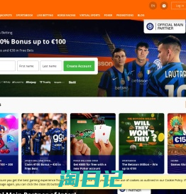 Betsson: Online Casino, Live Casino & Sportsbetting