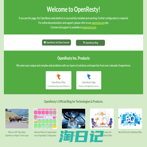 Welcome to OpenResty!