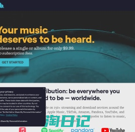 Music Distribution with No Recurring Fees | CD Baby