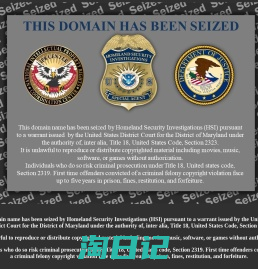 Domain Seized by Law Enforcement