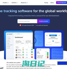 Hubstaff | Time Tracking and Productivity Monitoring Tool