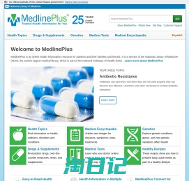 MedlinePlus - Health Information from the National Library of Medicine