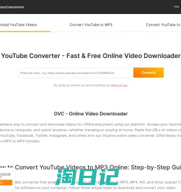 YouTube Converter - Fast & Free OnlineVideoConverter