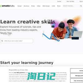 Free Courses, Tutorials, Tips & Tricks with Envato Tuts+