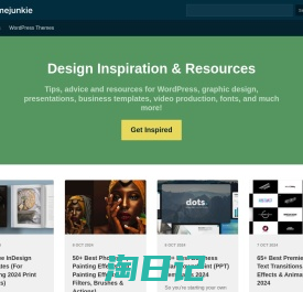 Theme Junkie - Design Inspiration & Free WordPress Themes