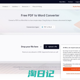 Free PDF to Word Converter | Get Your Secure File in Seconds | Nitro