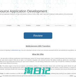 Open-Source Application Development :: WebExtension.ORG