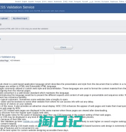 CSS Validation Service