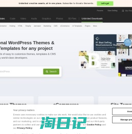 WordPress Themes & Website Templates from ThemeForest