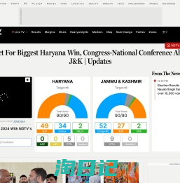 LIVE Election Results 2024 | Haryana and Jammu and Kashmir Assembly Election Results - NDTV.com