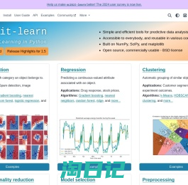 scikit-learn: machine learning in Python — scikit-learn 0.16.1 documentation