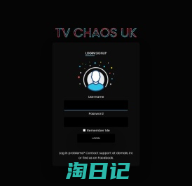 Login - TV Chaos UK