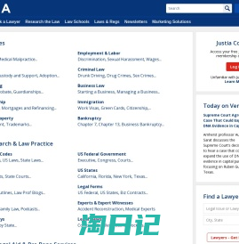 Justia :: Free Law & Legal Information for Lawyers, Students, Business and the Public