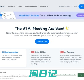 Otter.ai - AI Meeting Note Taker & Real-time AI Transcription