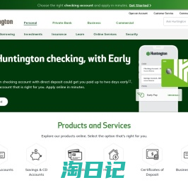 Online Banking, Insurance, Investing, Loans & Credit Cards | Huntington Bank