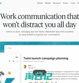 Twist: Organized work communication for flexible teams