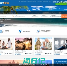 Cheap Flights, Cheap Airline Tickets, Cheap Airfares & Discount – SmartFares