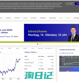 Börse Frankfurt: Aktien, Kurse, Charts und Nachrichten