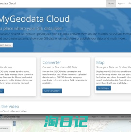 MyGeodata Cloud - GIS Data Warehouse, Converter, Maps