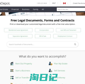 Free Customized Online Legal Documents & Forms | LawDepot