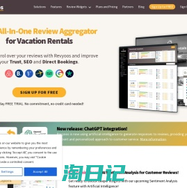 Your All-In-One Review Aggregator for Vacation Rentals - Revyoos