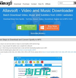 Allavsoft:Download from Spotify, YouTube, Udemy, Vimeo etc 1000+ Websites