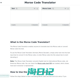 Morse Code Translator - Morse Decoder