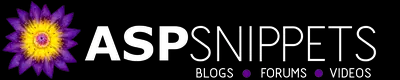 ASPSnippets: Blog, Forum and Videos