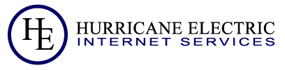 Hurricane Electric Internet Services - Internet Backbone and Colocation Provider