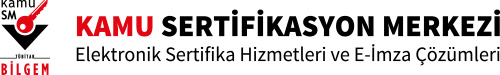 Kamu SM - Kamu Sertifikasyon Merkezi - Elektronik Sertifika Hizmet Sağlayıcısı ve E-imza Uygulamaları